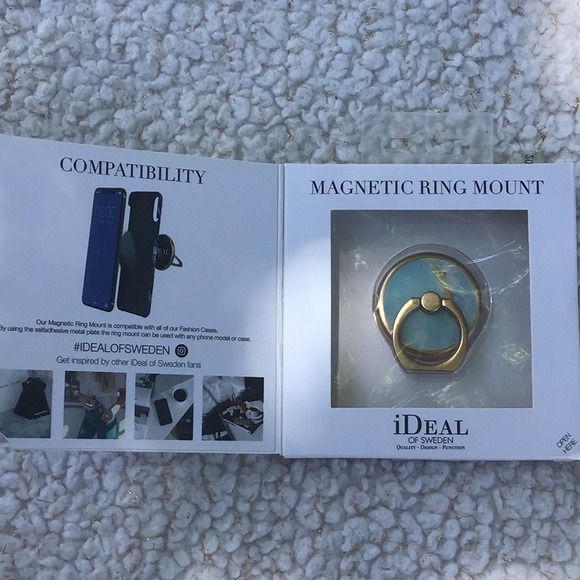IDeal of Sweden Magnetic Ring Mount style design (Island Paradise Marble) - Picture 3 of 4